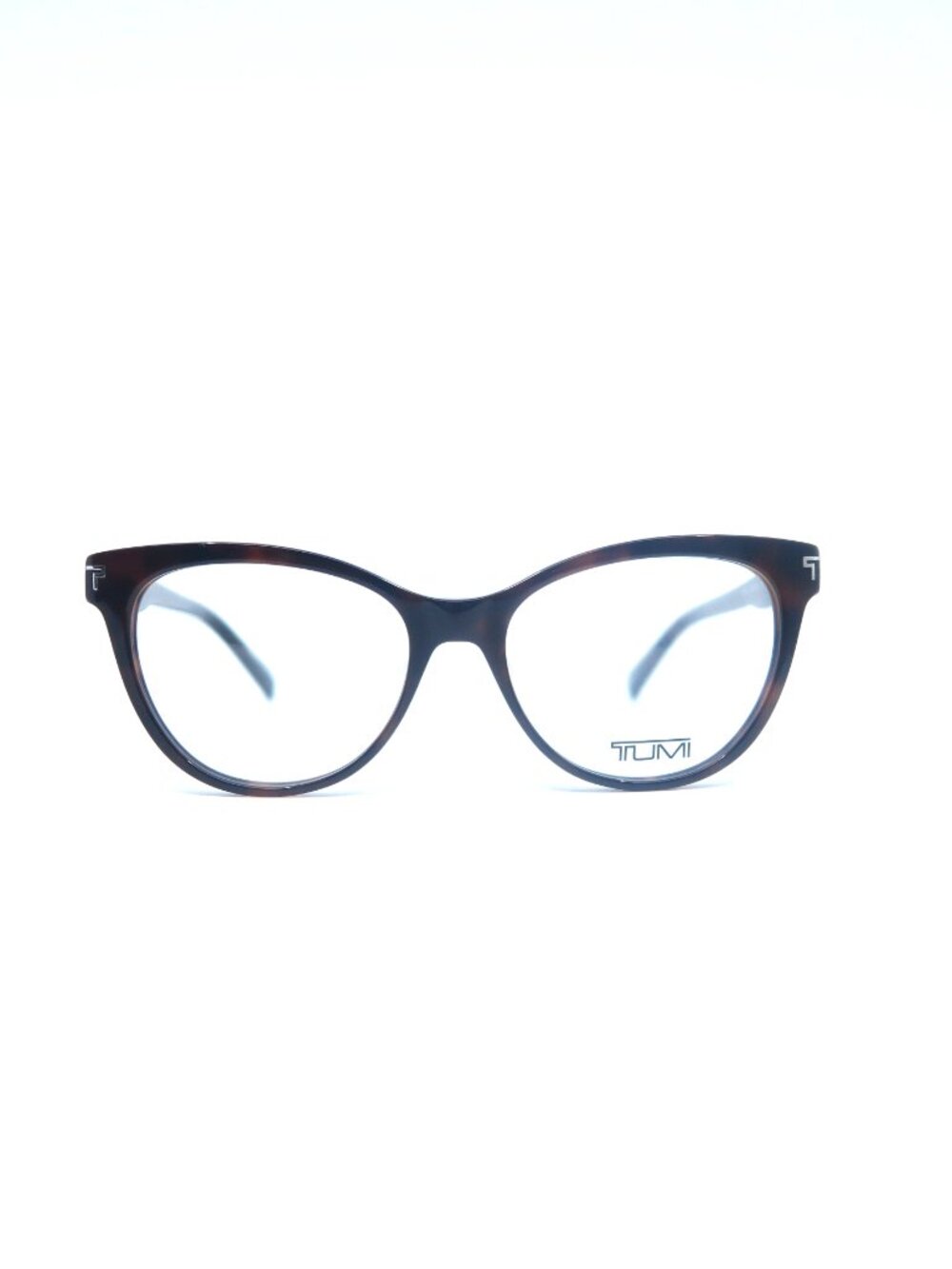 Tumi VTU012 0722 52mm Havana (Brown Tortoise) Cat Eye New Women's Eyeglasses.